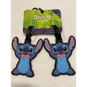 New Disney LILO & STITCH Set of 2 Luggage Travel Bag Suitcase Tags
